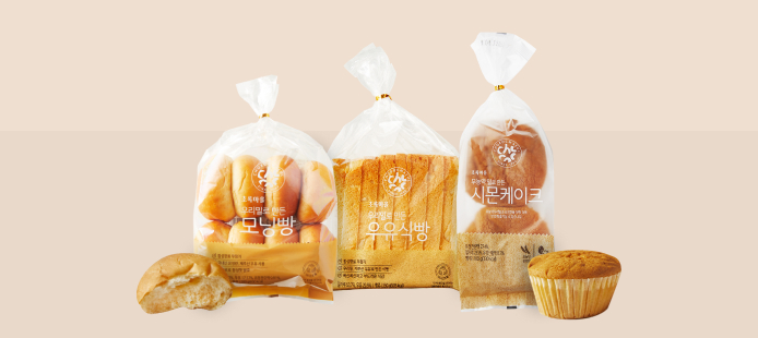 우리 밀로 만든 초록마을 인기 빵 3종