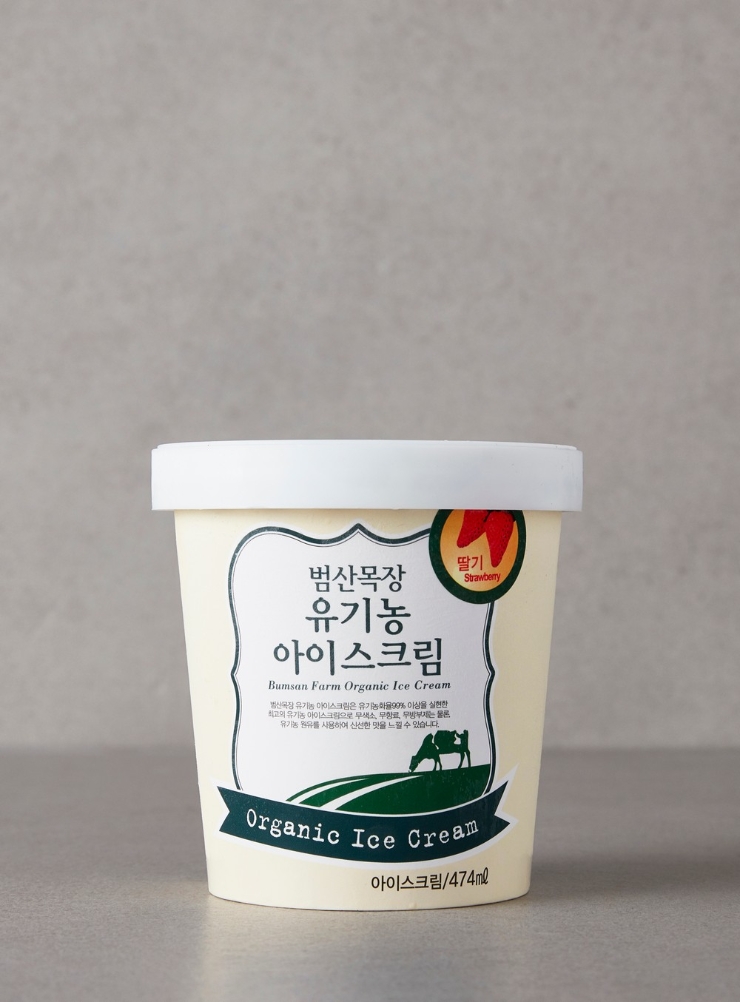 유기농딸기아이스크림(474mL)