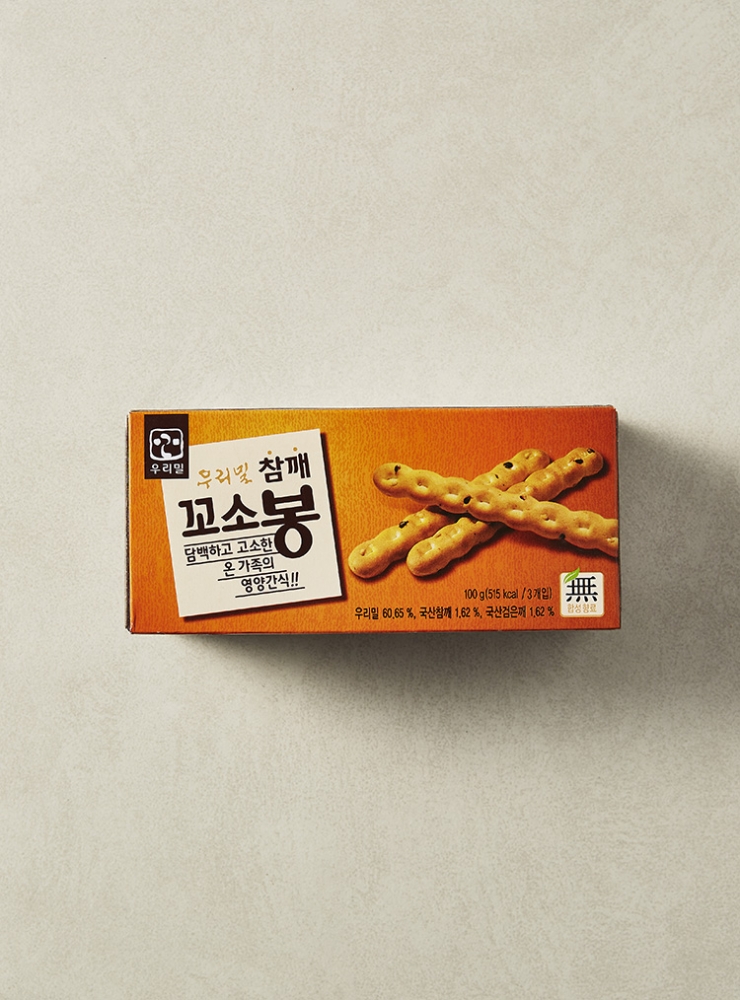 우리밀 참깨꼬소봉(100g)