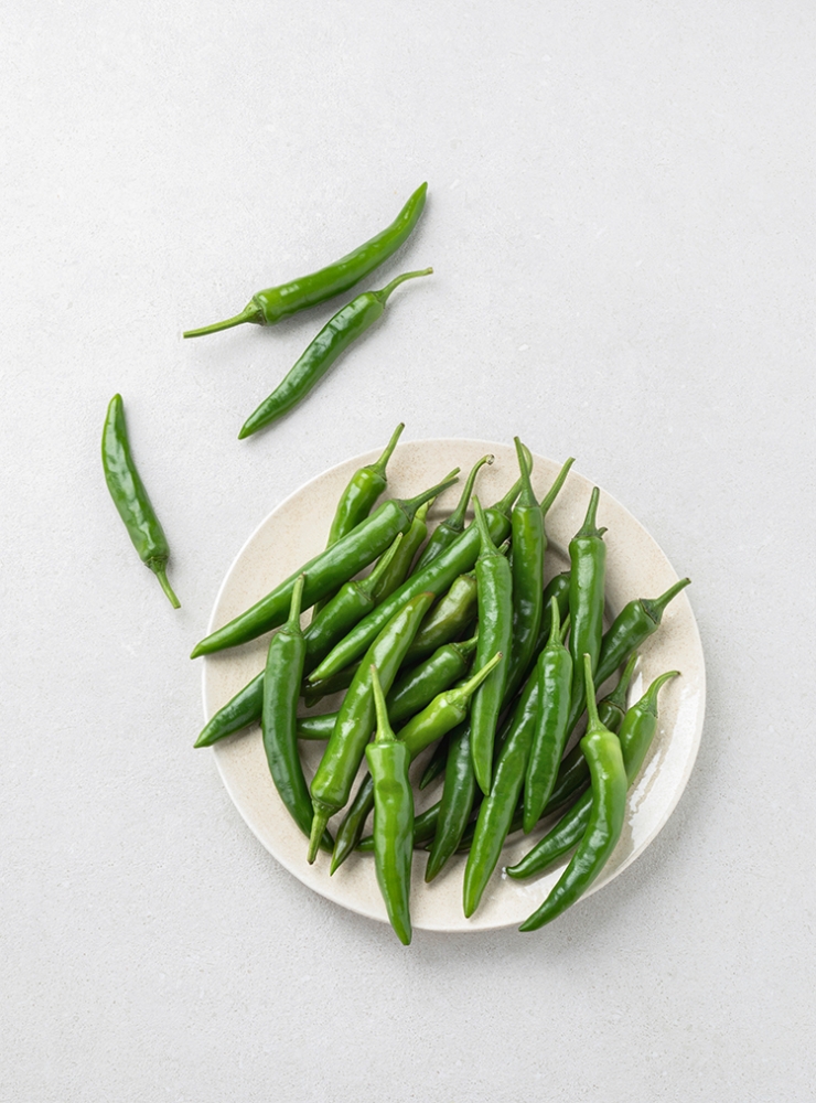 [장아찌용 채소예약]무농약이상 풋고추 장아찌용(500g)