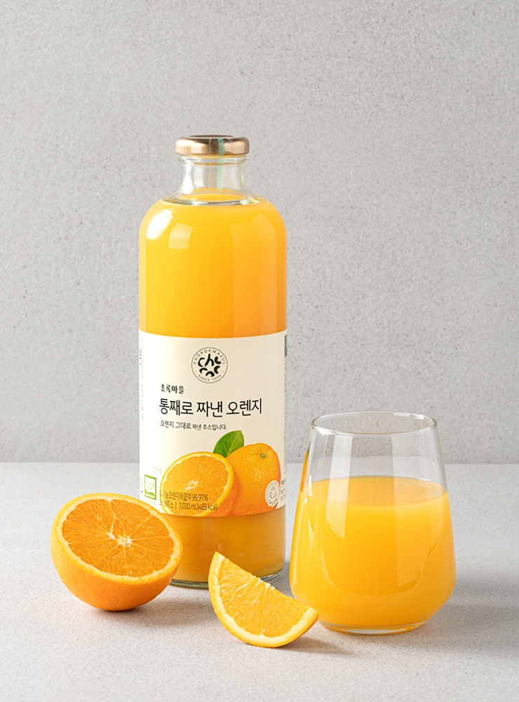 통째로 짜낸 오렌지(1000mL)