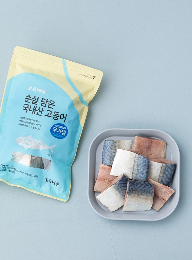 초록베베 순살 담은 국내산 고등어(350g)