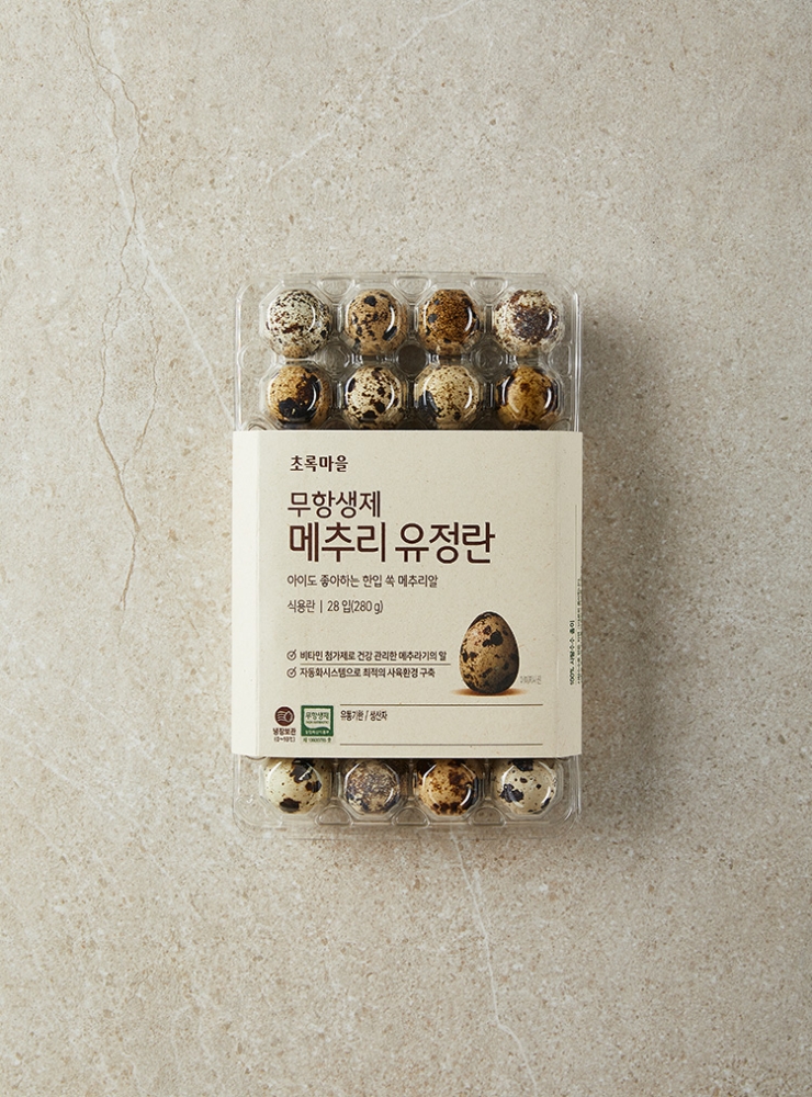 무항생제 메추리 유정란(28입/280g)