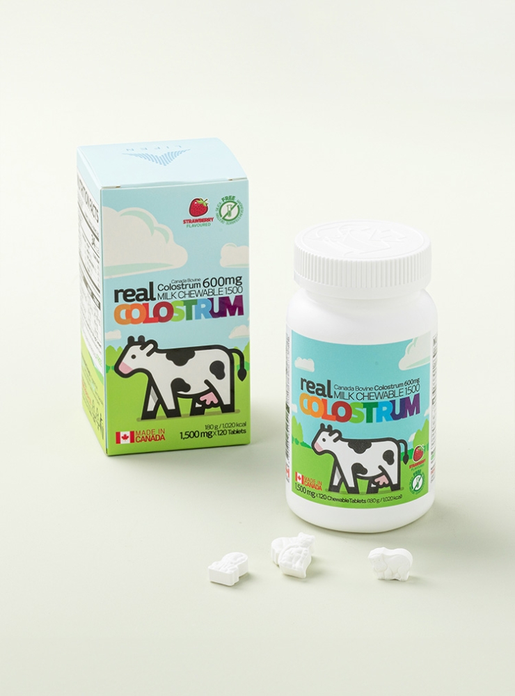 리얼 초유 츄어블1500 (1,500mg×120정)