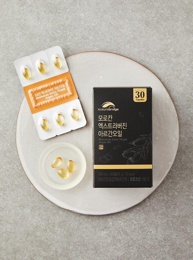 모로칸 엑스트라버진 아르간오일(500mgx30캡슐)
