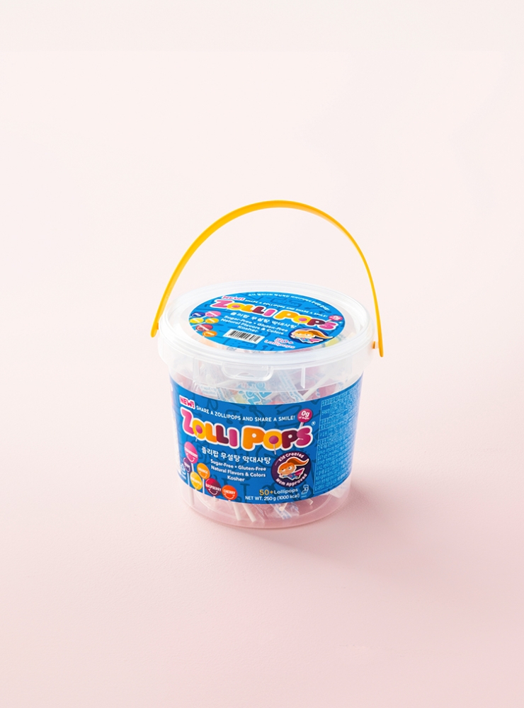 졸리팝 무설탕 막대사탕(혼합/250g)