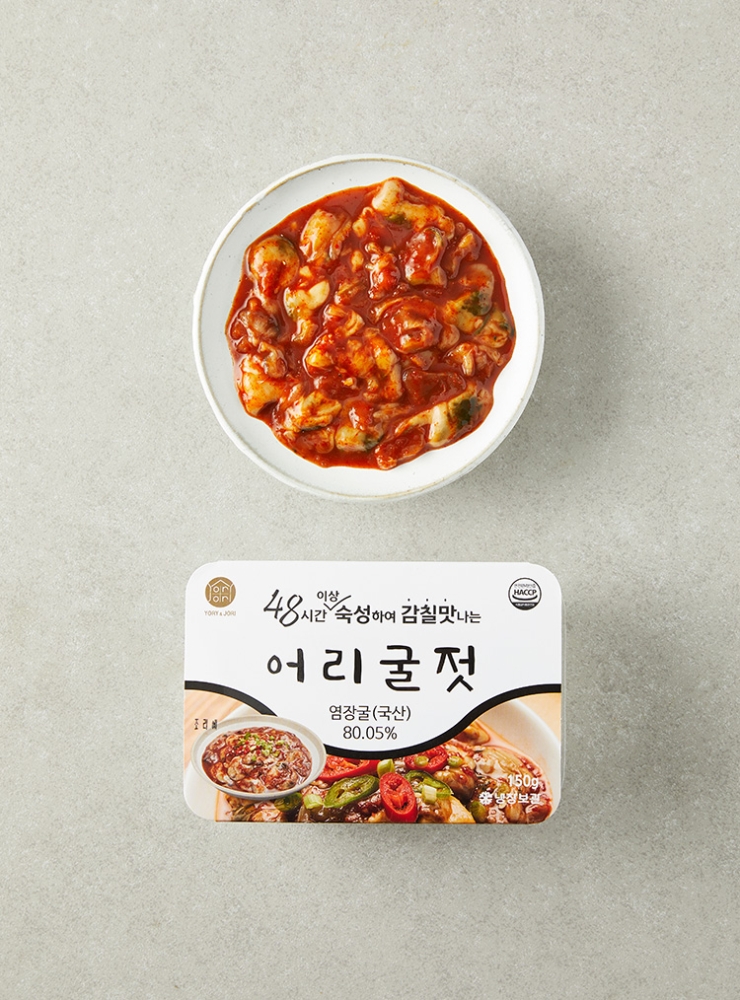 48시간이상 숙성하여 감칠맛 나는 어리굴젓(150g)