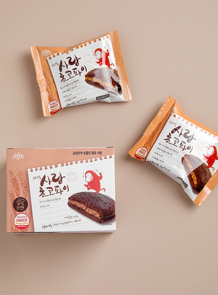 우리밀 사랑 초코파이(38g×4개)