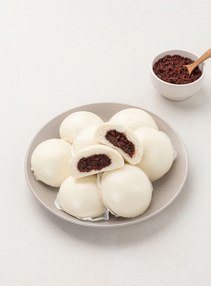 우리밀 통팥찐빵(400g)