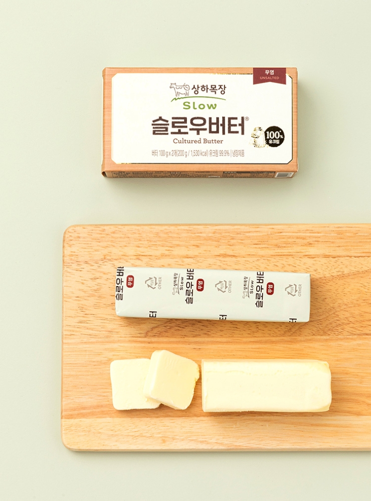 상하목장 슬로우 버터 무염(200g)