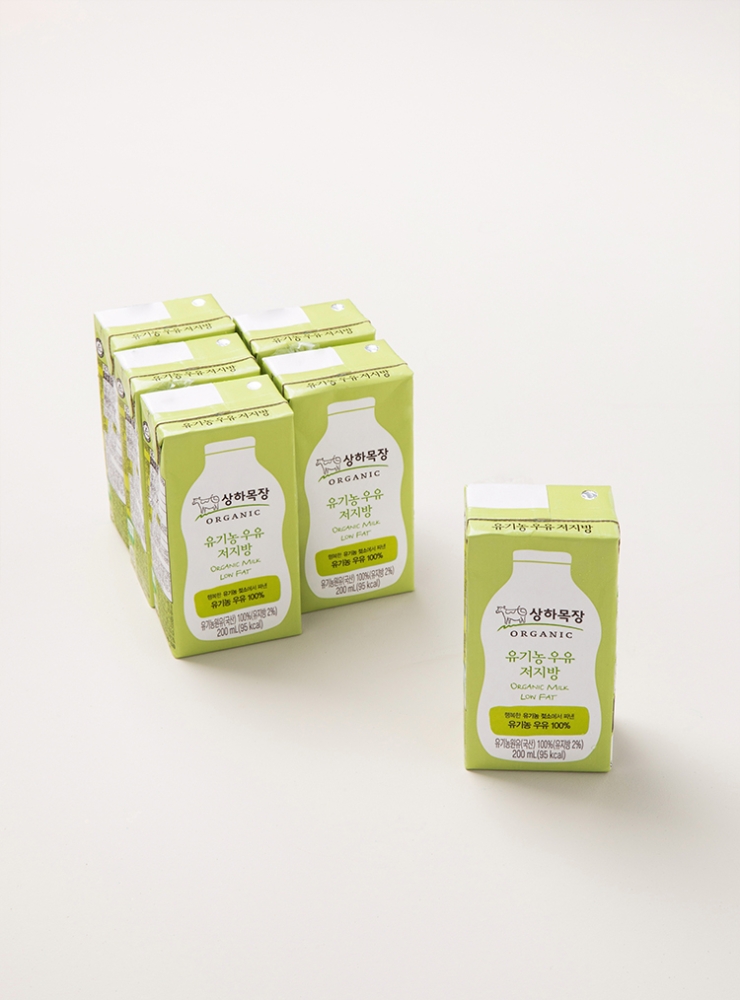 상하목장 저지방 멸균 우유(200mL×6)