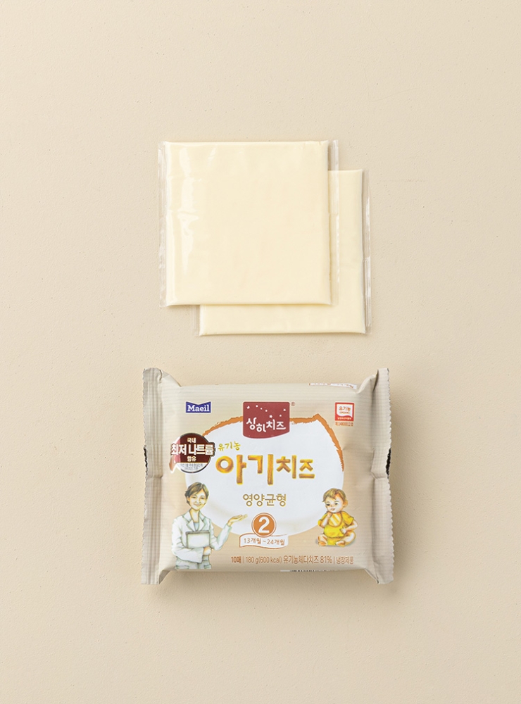 상하 유기농 아기치즈 2단계(180g)
