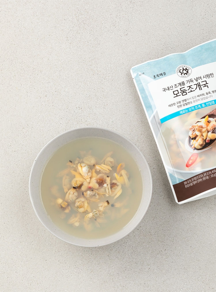 모둠조개국(500g)