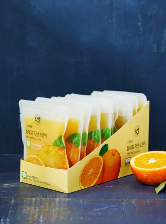 통째로 짜낸 오렌지(145mL×10개입)