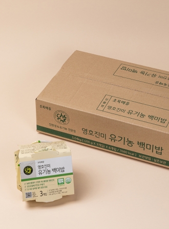 [24개입]영호진미 유기농 백미밥(1box)