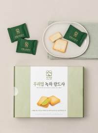 우리밀 녹차 랑드샤(162g)