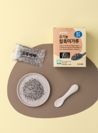 초록베베 유기농 찰흑미가루 중간입자(20g x 10포)