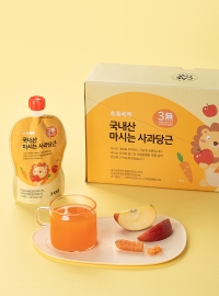 초록베베 국내산 마시는 사과당근(100mL×10입)